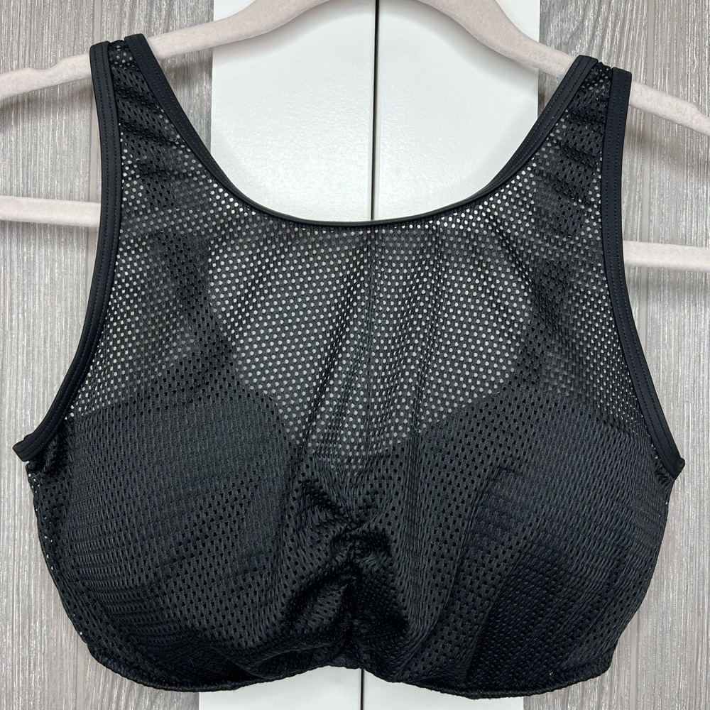D10.36 Profile Blush D Cup High Neck Mesh Bikini Top Medium D